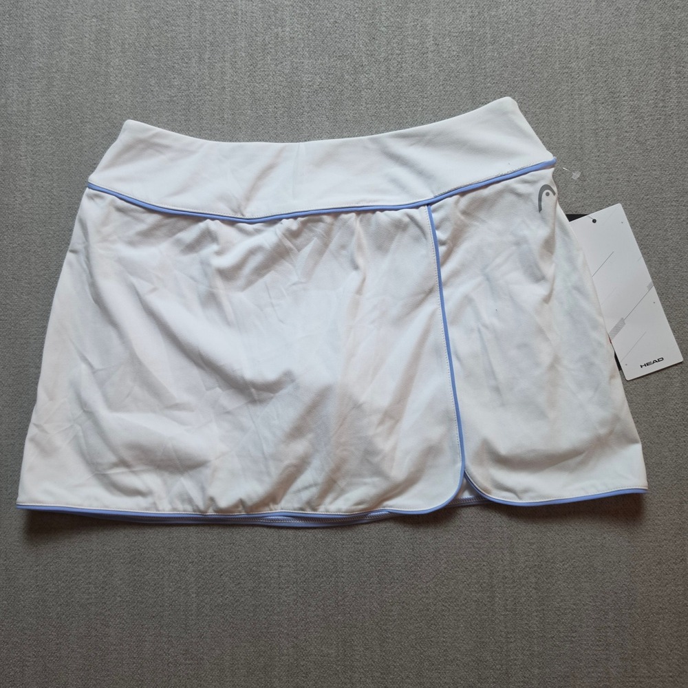 Head Athletic Skort Women S White Lavender Trim Tennis Golf Performance
